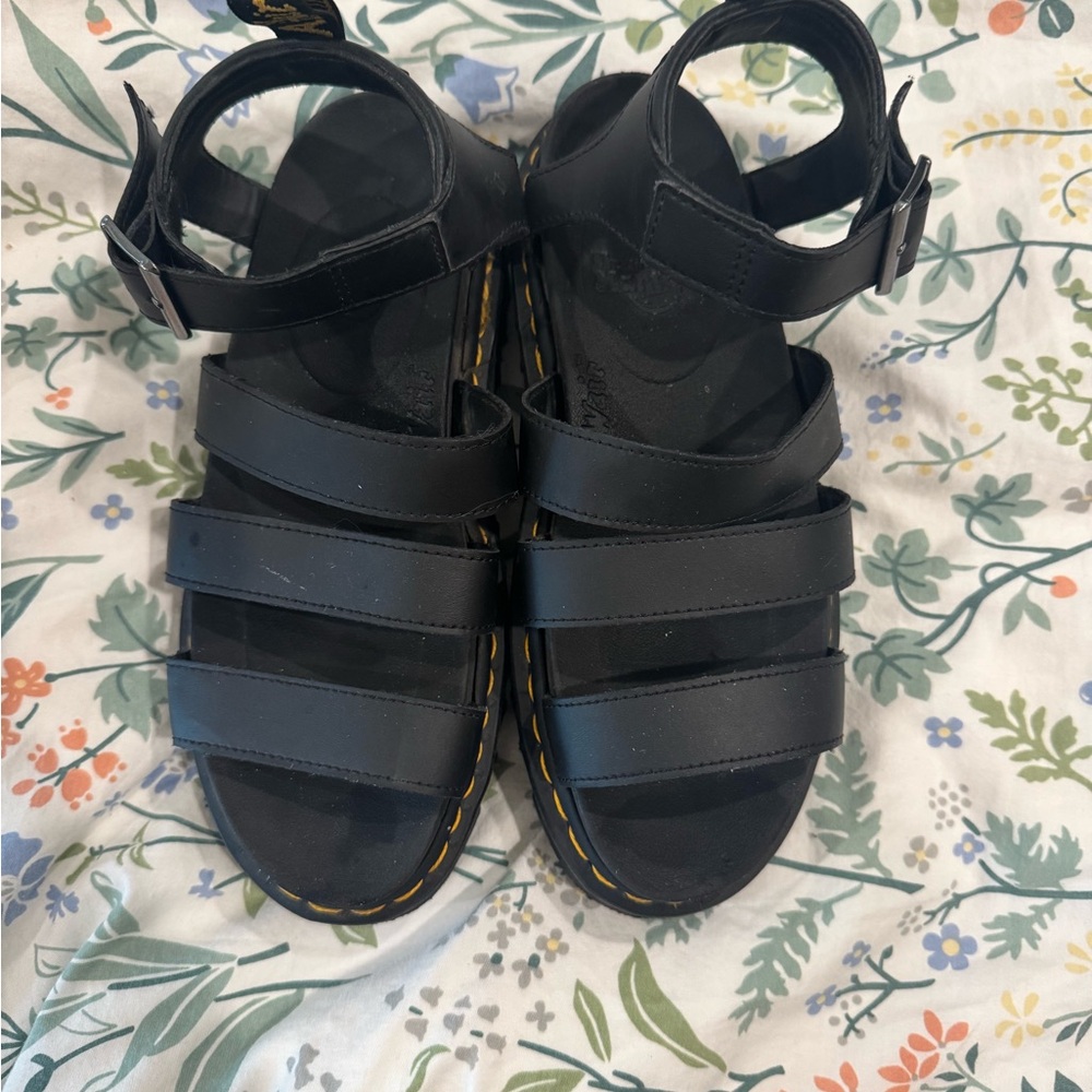 Dr. Martens Black Blaire Sandals